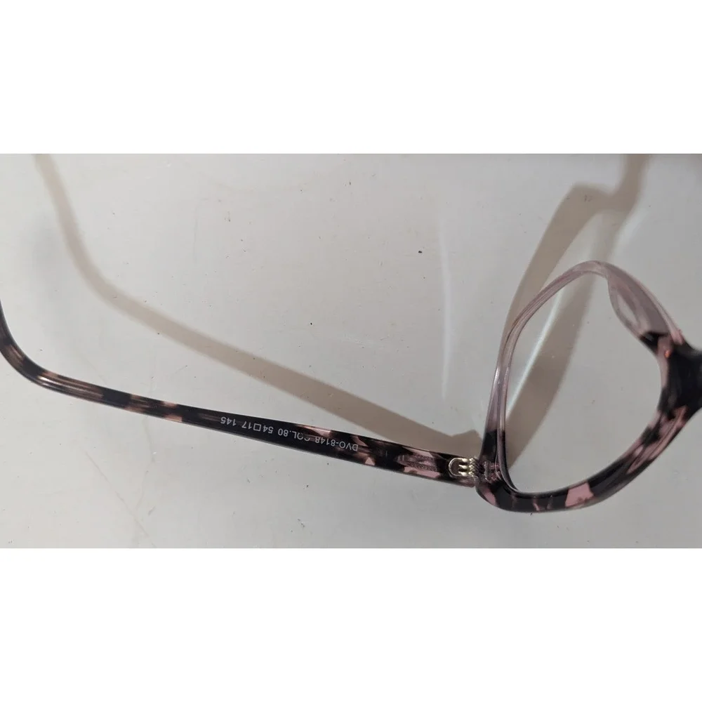 Di Valdi DVO-8148 Purple Pink Tortoise Cat Eye Eyeglasses Frames only‎ 54-17